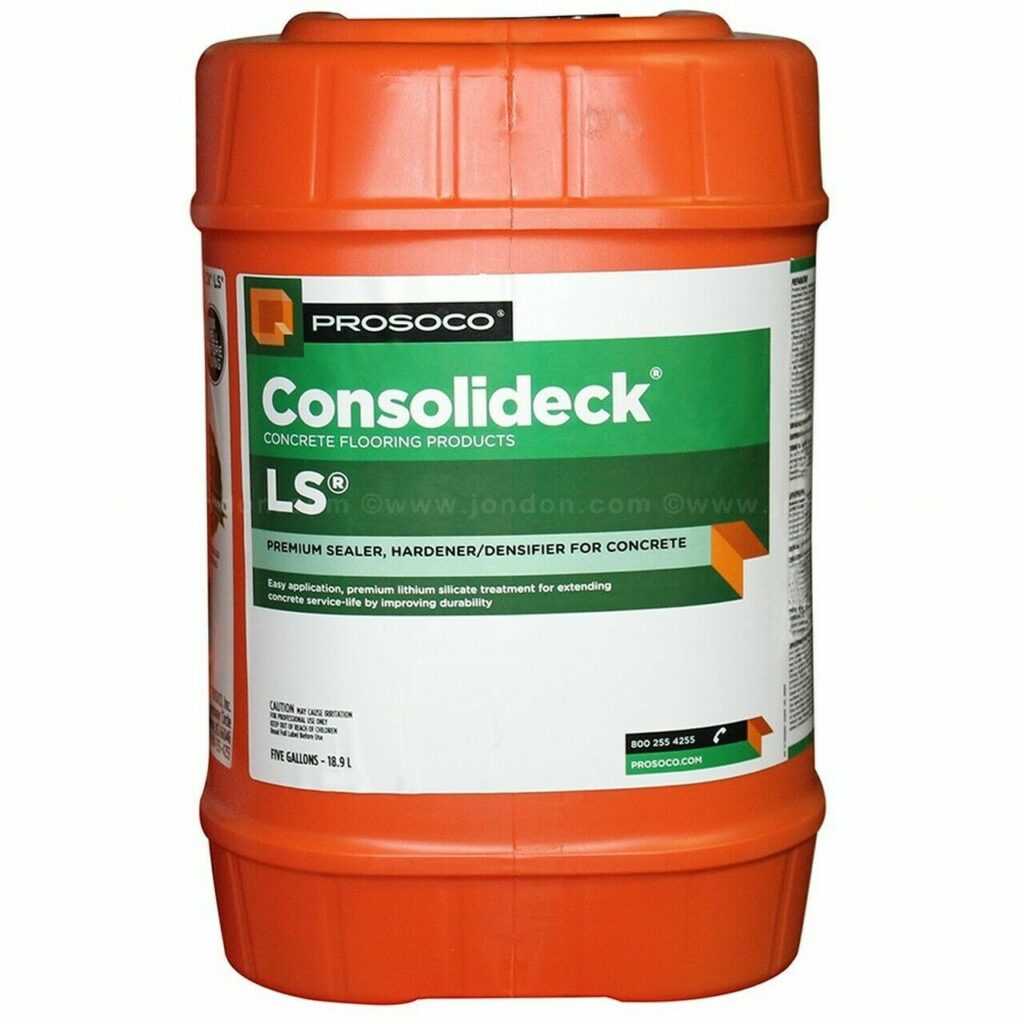 PROSOCO Consolideck® LS Premium Sealer, Hardener & Densifier 5 Gallons